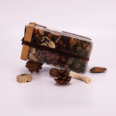 Pot-pourri seco Scented natural do aroma do cone do pinho para o banheiro 210g