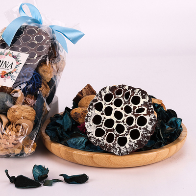 Lotus Flower Aroma Potpourri 275g para a parte superior do fogão do inverno da queda