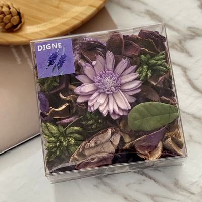 O saquinho secado Scented do pot-pourri da alfazema ensaca 90g para a parte superior do fogão