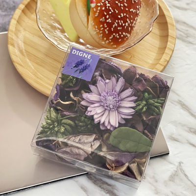 O saquinho secado Scented do pot-pourri da alfazema ensaca 90g para a parte superior do fogão