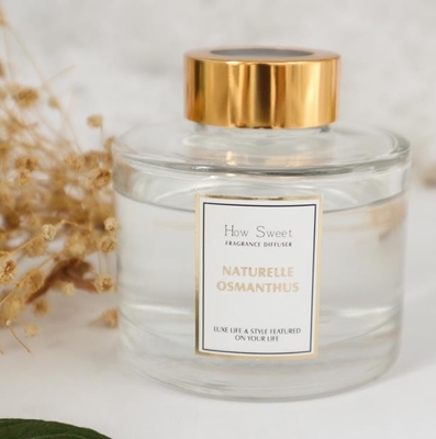 Aroma Reed Diffuser 126ml em volta do presente luxuoso da garrafa ajustado com tampa do ouro
