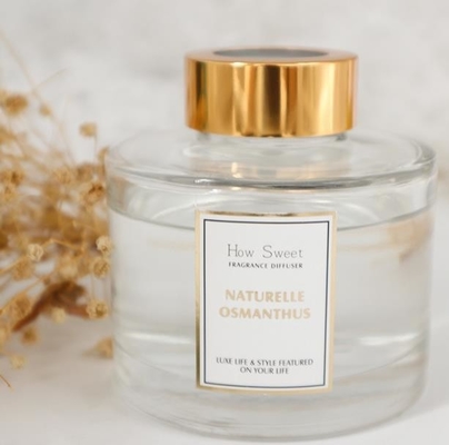 Aroma Reed Diffuser 126ml em volta do presente luxuoso da garrafa ajustado com tampa do ouro