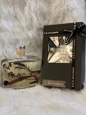 Presente luxuoso do perfume grande de Reed Diffuser 350ml do aroma ajustado com caixa negra