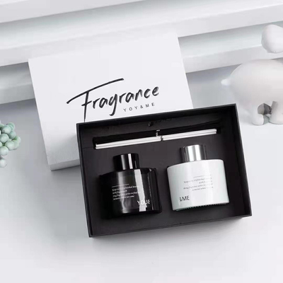 O presente de Reed Diffuser 2pk do aroma ajustou o perfume 120ml luxuoso com caixa negra