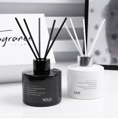 Figo preto e branco feito sob encomenda 150mlx2 de Reed Diffuser Set Sea Salt do aroma
