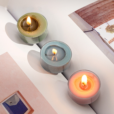 Castiçal votiva Scented colorido de Tealight para a decoração da casa