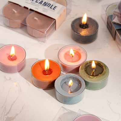 Castiçal votiva Scented colorido de Tealight para a decoração da casa