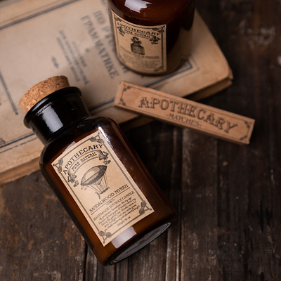 Hortelã retro de Cork Scented Aroma Therapy Candles da garrafa e vela do eucalipto
