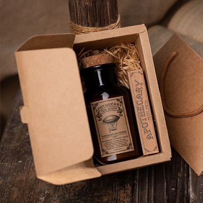 Hortelã retro de Cork Scented Aroma Therapy Candles da garrafa e vela do eucalipto
