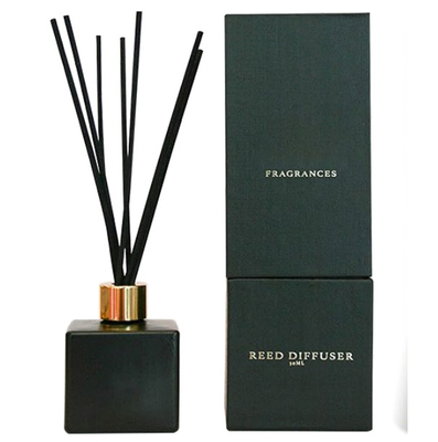 Rituais Reed Diffuser Home Perfume Diffuser do óleo do preto 50ml do OEM para o agregado familiar