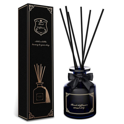 100ml aroma preto personalizado Reed Diffuser Non Toxic Eucalyptus