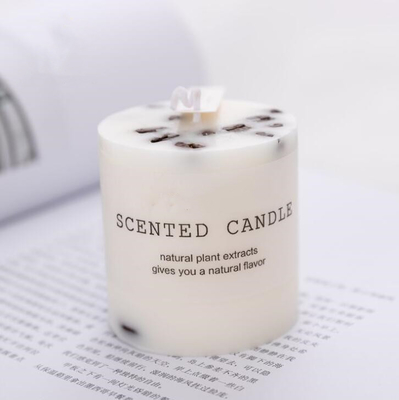 Os naturais do aroma do óleo essencial da alfazema Scented velas da coluna arredondam-se e quadrado