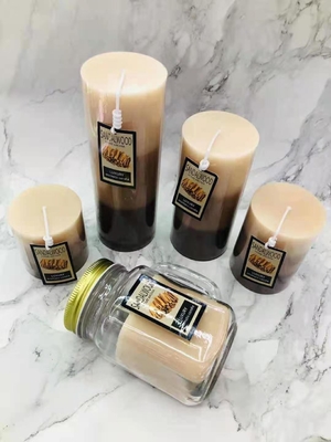 a coluna feito a mão das velas da soja de 3.5oz 4.5oz Scented velas para o alívio de tensão