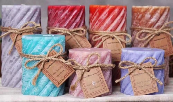 vela não tóxica natural da casa do aroma de 3oz 6oz para a fragrância da casa