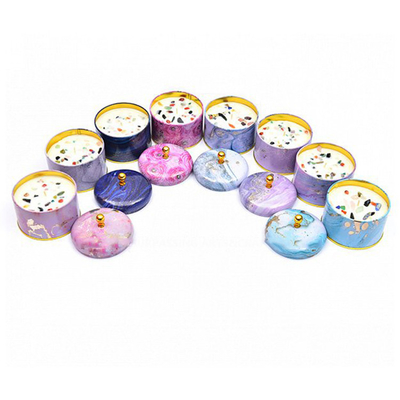Metal Scented feito a mão Tin Can Candle 100ml 250ml da cera da soja