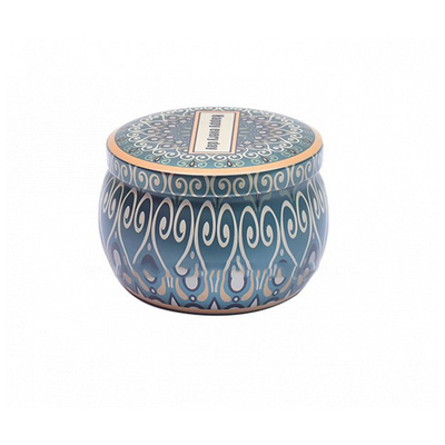 Decoração de alumínio pequena original 120g de Tin Can Candle With Stone