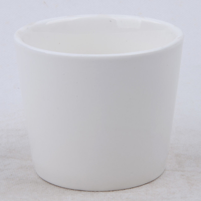 o branco 7oz liso Scented o potenciômetro cerâmico natural da vela da soja para dormir