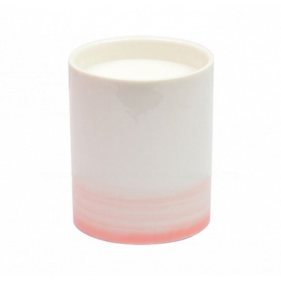 Vela cerâmica Scented de mármore rústica da soja do OEM para o alívio de tensão