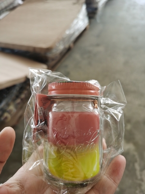Cera Mason Jar Custom Scented Candle bonito da soja da casa do aroma com punho