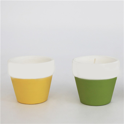 Velas de vidro personalizadas da soja da alfazema do frasco da vela do preto de 7oz MSDS para a decoração interior