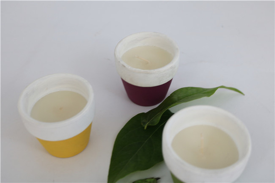 O Odm da casa do aroma Scented a cera que da soja a vela cerâmica range 2 onças
