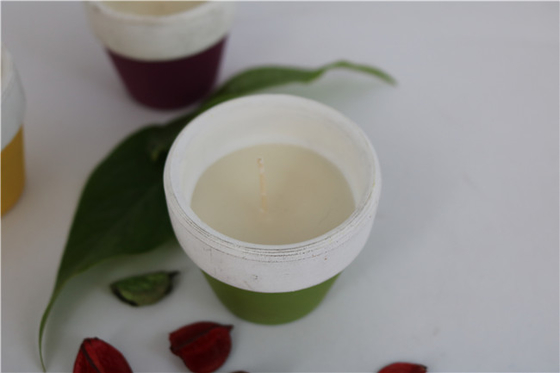 O Odm da casa do aroma Scented a cera que da soja a vela cerâmica range 2 onças