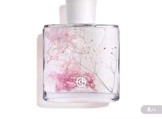 Aroma Reed Diffuser 100ml do perfume da sala com a decoração secada das flores