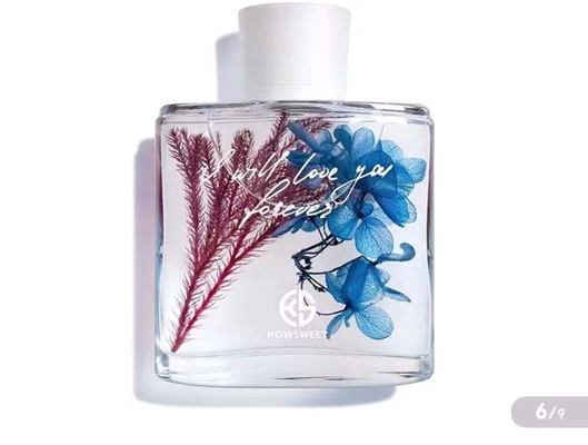Aroma Reed Diffuser 100ml do perfume da sala com a decoração secada das flores
