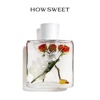 Aroma Reed Diffuser 100ml do perfume da sala com a decoração secada das flores