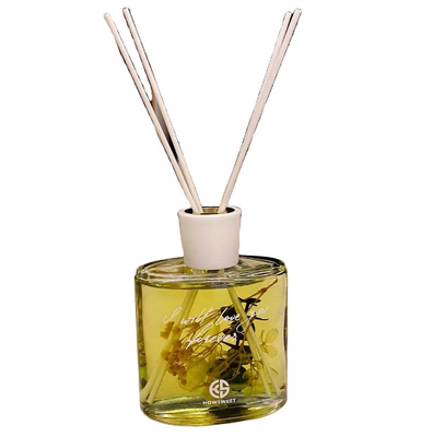 Aroma Reed Diffuser 100ml do perfume da sala com a decoração secada das flores